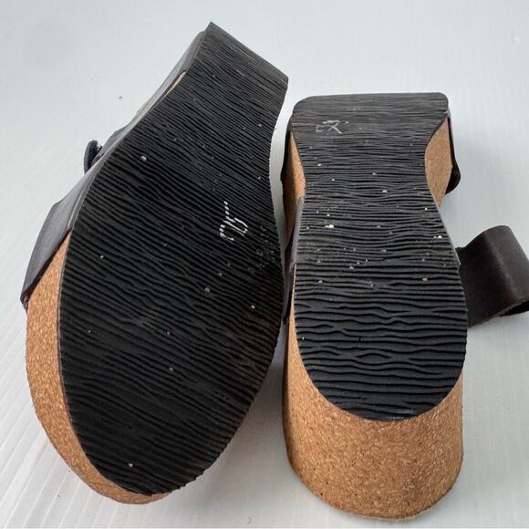 Eric Michael lilly Women's Sandal cork wedge platform women’s size 41 / 10.5-11 - Picture 10 of 10